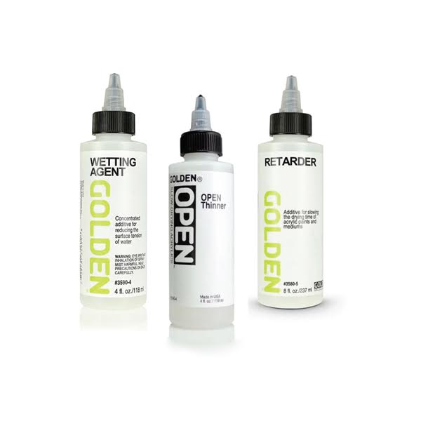 Golden Acrylic Additives Retarder & Wetting Agent