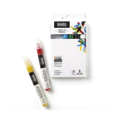 Acrylic Paint Marker Set Primary Colours – Liquitex
