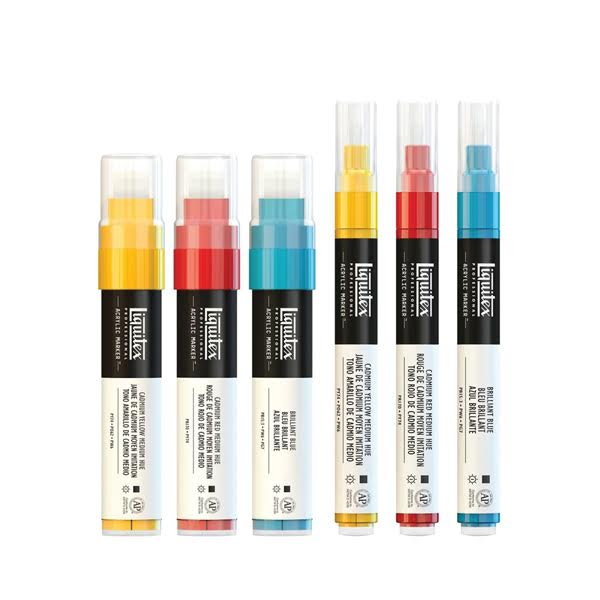 Marker Combo Kit White Solid and Yellow Solid Paint Marker 