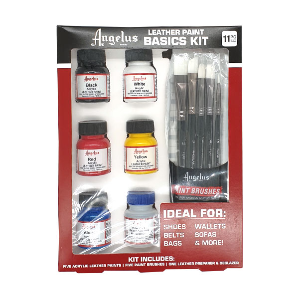 Angelus Leather Paint Basics Kit Artsavingsclub