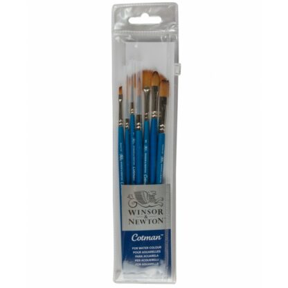 Cotman Watercolour Brush Set of 7 Pack Shot – Winsor & Newton