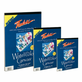 Fredrix-Watercolor-Canvas-Pads-In-Various-Sizes