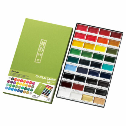 KURETAKE-GANSAI-TAMBI-36-colors-set-Packaging