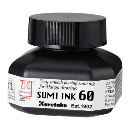 Kuretake-ZIG-CARTOONIST-SUMI-INK-Black-60ml-Bottle