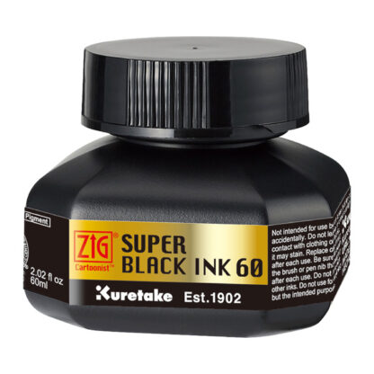 Kuretake-ZIG-CARTOONIST-SUMI-INK-Super-Black-60ml-Bottle