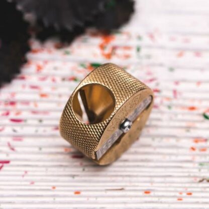 Brass Pencil Sharpener Round Small Hole - Mobius+Ruppert