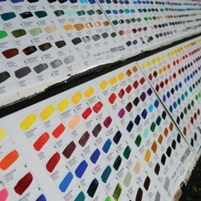OPEN Slow Drying Acrylics Colour Chart- Golden