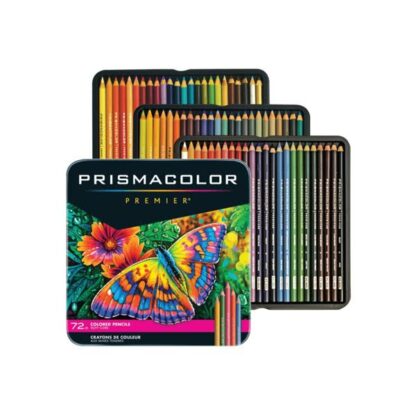 Premier Soft Core Colored Pencil Set of 72 open – Prismacolor
