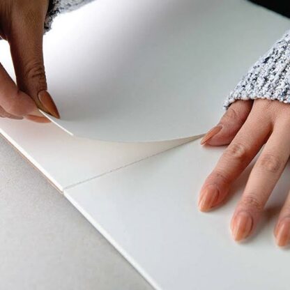 400 Series Mixed Media White Pad Paper Texture - Strathmore