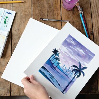 400 Series Watercolor Pads Lifestyle Image Art - Strathmore