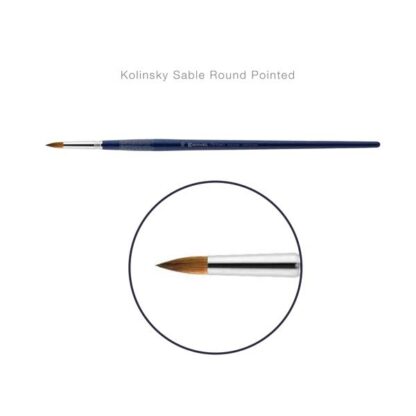 OPTIMO Kolinsky Sable Round Pointed brushes - Escoda