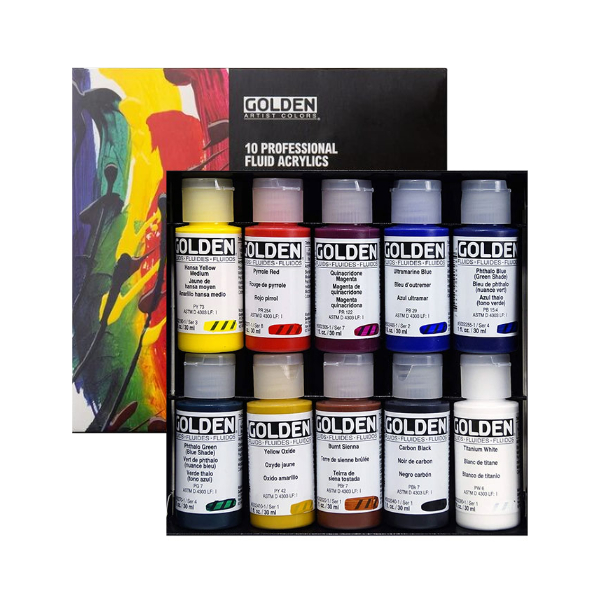 Golden Fluid Acrylic Sets