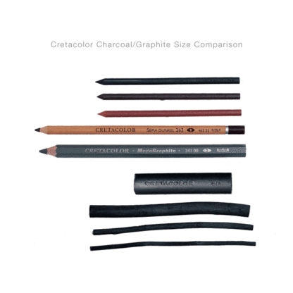 Creatcolor Charcoal Graphite OSize Comparison[4921]