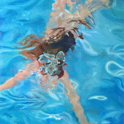 Georgian Oil Paint Painting Swim - Daler-Rowney