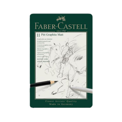 Pitt-Graphite-Matt-Pencils-Tin-of-11-Faber-Castell