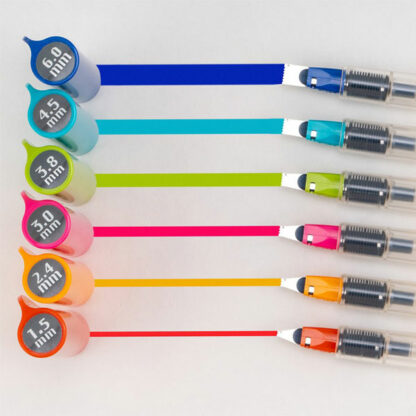 Pilot Parallel Pens FP3 Refillable Calligraphy Pens Nib Sizes .- Pilot