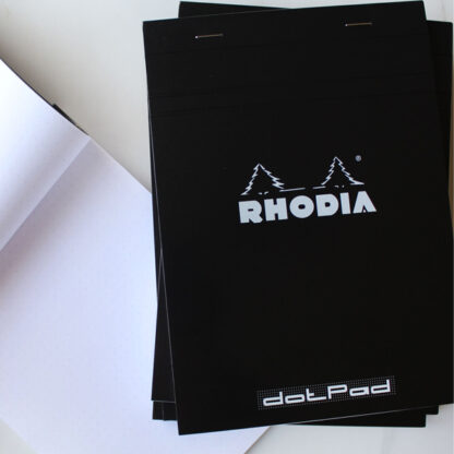 DotPad Head Stapled Black Lifestyle - Rhodia