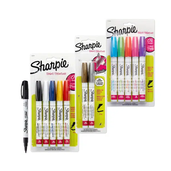 Sharpie® Oil-Based Paint Markers, Fine Point Primary Set