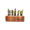 Standard Rosewood Calligraphy Nib Holder Side View - Minimaal en Mooi