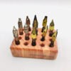 Standard Rosewood Calligraphy Nib Holder Top View - Minimaal en Mooi