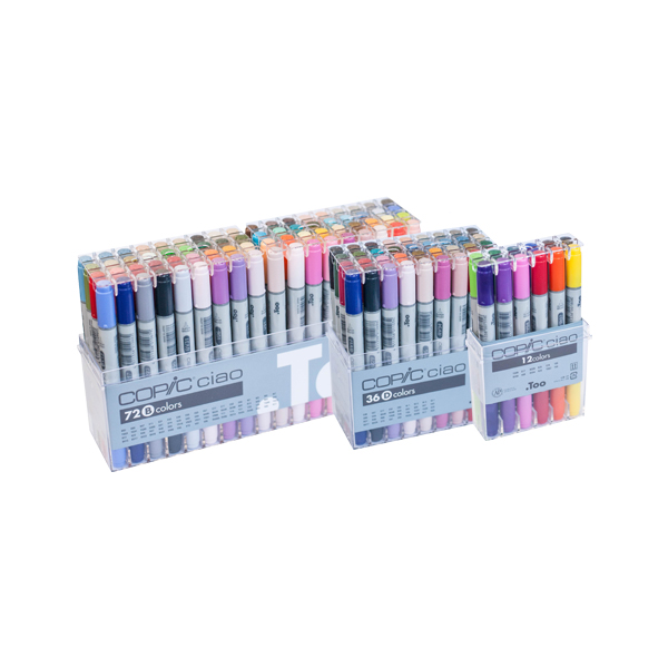 Copic Sketch Markers 12 Colors Set — A Lot Mall