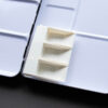Empty Watercolour Tin Box with Magnetic Paint Pans Close up - Mungyo