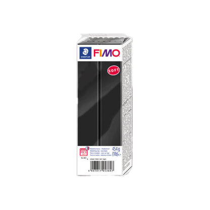 Fimo Soft Modelling Clay Black 454g - Staedtler