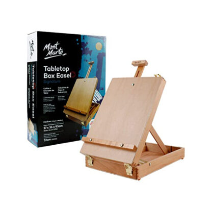 Tabletop Beech Box Medium Easel With Packaging – Mont Marte