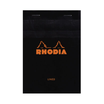 Lined No 18 Black- Rhodia
