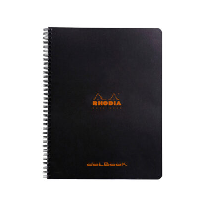 Rhodia Classic Notebook Wirebound A4 Dotbook Black