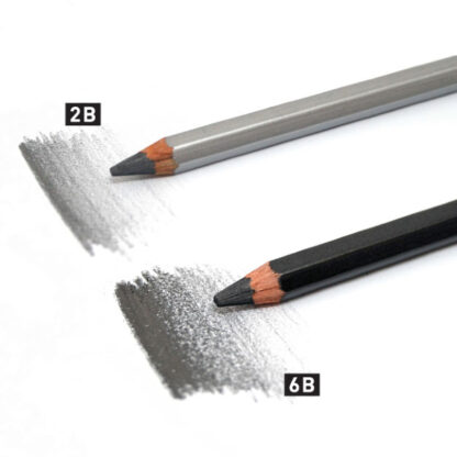 Watersoluble Pencils 2B & 6B Examples - ArtGraf