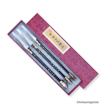 Sumi-Brushes-3pc Long handle Set 04