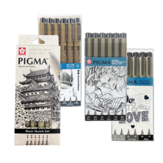 Pigma Micron Pen Sets new packaging