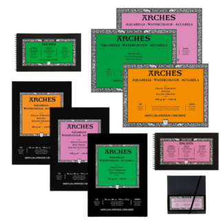 ARCHES WATER COLOUR BLOCKS, JOURNAL AND PADS