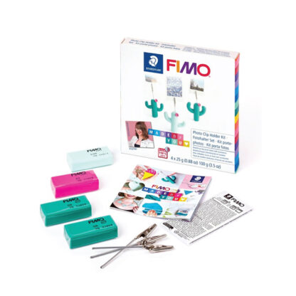 FIMO-Polymer-Clay-DIY-Basic-Kit-Photo-Clip-Holder-Content