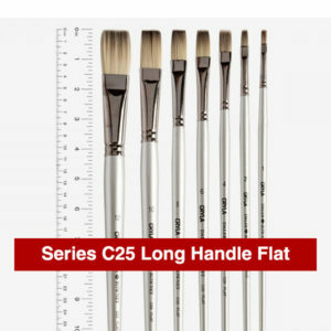 Daler-Rowney-Series-C25-Long-Handle-Flat-Brushes-300x300