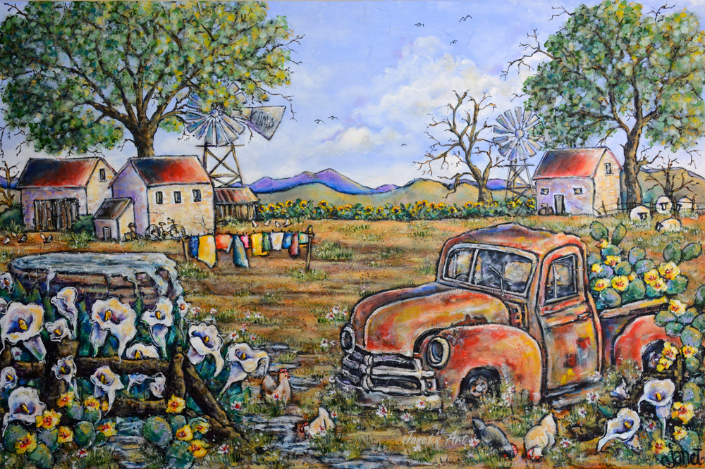 Dreaming of Home Painting by Artist Janet Bester