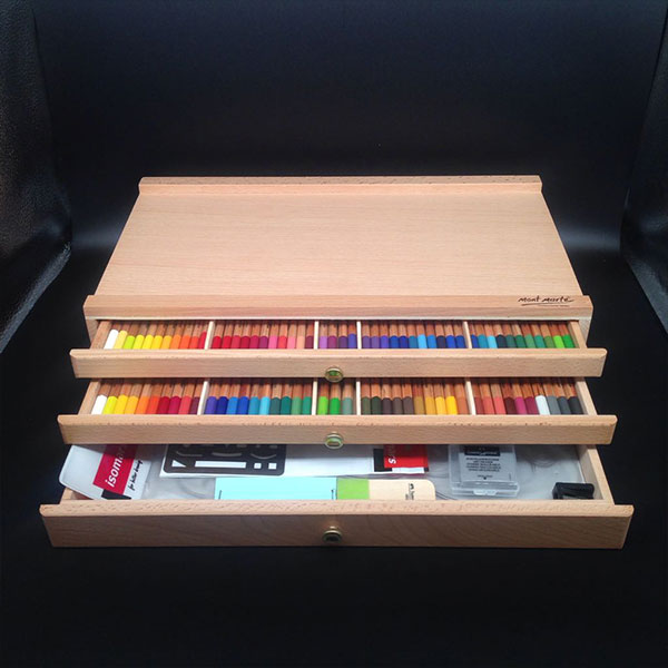 Mont-Marte-Pencil-Pastel-Box-3-Drawers-filled-with-pencils-&-accessories-1