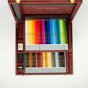 Stabilo-Carbothello-Pastel-Pencils-Wooden-Box-from-the-Top-Opened
