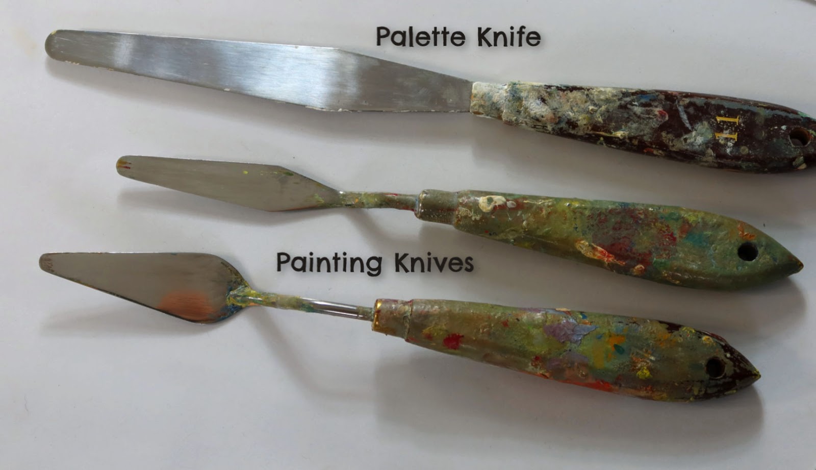 Different Painting Knives