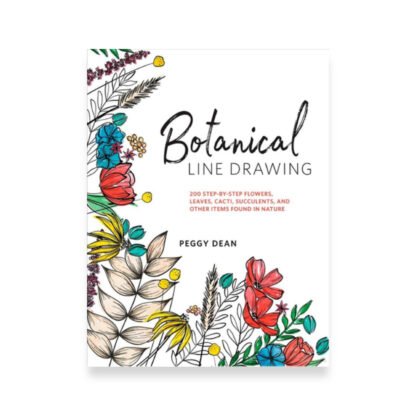 botanical-line-drawing-peggy-dean-art-book