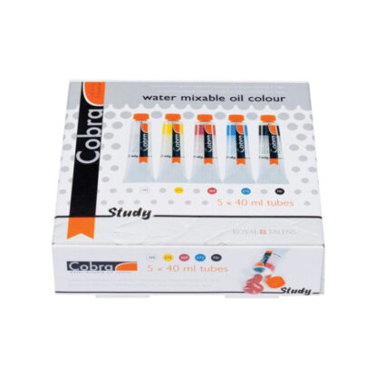cobra-water-mixable-oil-colour-set-5-40ml