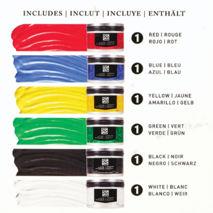 speeldball relief ink set includes