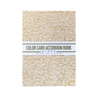 Poetntate colour card accordion book cover