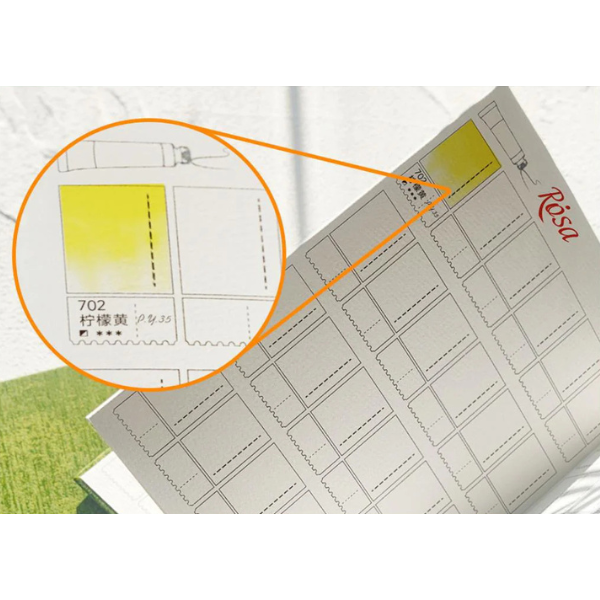 Poetntate colour card accordion book inside