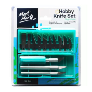 mont-marte-hobby-knife-set-13pc