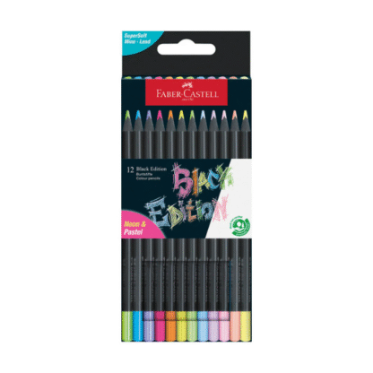 Faber Castell Black Edition Neon & Pastel set of 12
