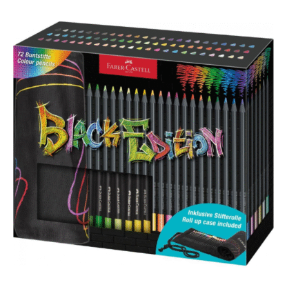 Faber Castell Black Edition Pencil Roll set of 72 in box