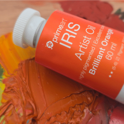 IRIS Oil 60ml brilliant orange close up