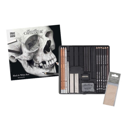 skull-black-and-white-drawing-set-cretacolor